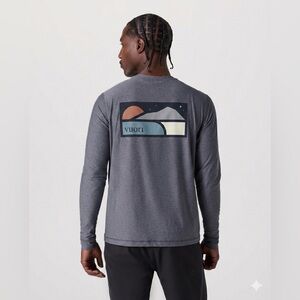 Vuori Long Sleeve T-Shirt Heather EUC Size Small
